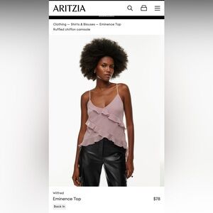 Aritzia Wilfred Eminence Top